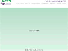 Tablet Screenshot of elfsfreight.com